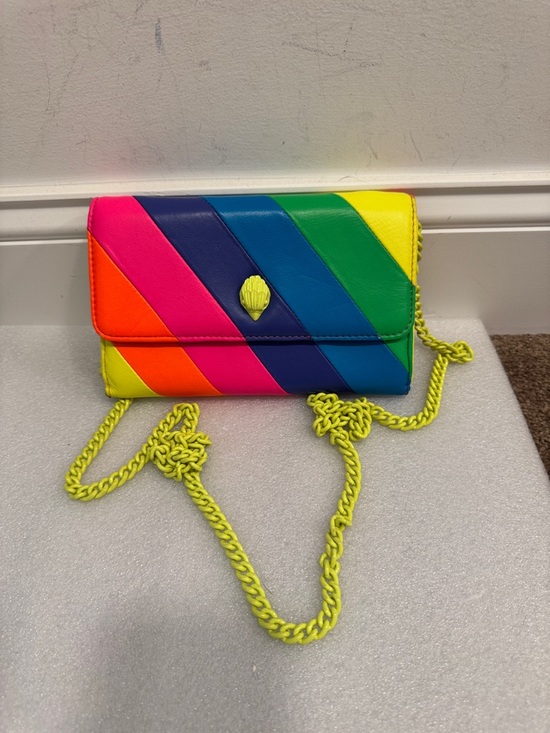 Kurt Geiger Handbags - Kurt Geiger London Kensington Chain Wallet rainbow print crossbody bag